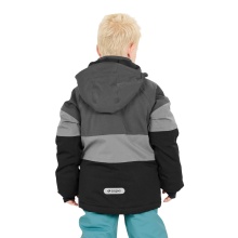 Zigzag Winter-Skijacke Taylora W-PRO 15.000 (4-Wege-Stretch, wasserdicht, winddicht) grau/schwarz Kinder